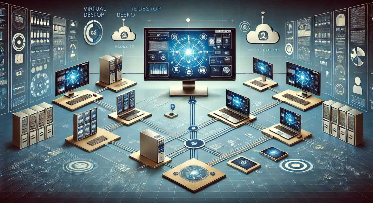 Complete setup of Virtual Desktop Infrastructure (VDI) to enable secure remote desktop access.