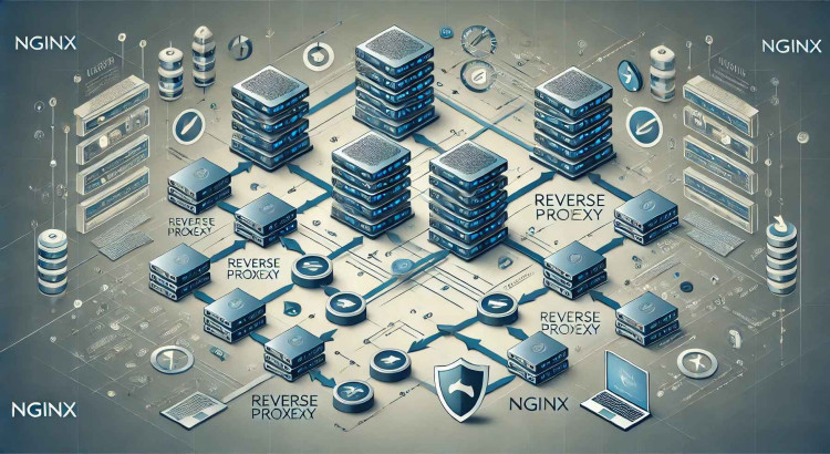 Setup and configuration of NGINX as a reverse proxy for optimized server performance.